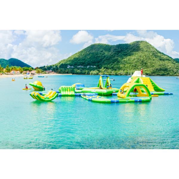 Полоса препятствий воды Вибит изготовленного на заказ парка Аква леса большая раздувная для озера