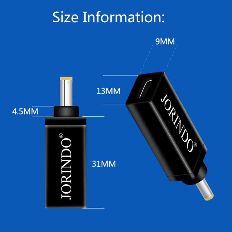 100W USB Type C Female to DC 5.5x2.5mm Male PD Разъем Быстрая быстрая зарядка