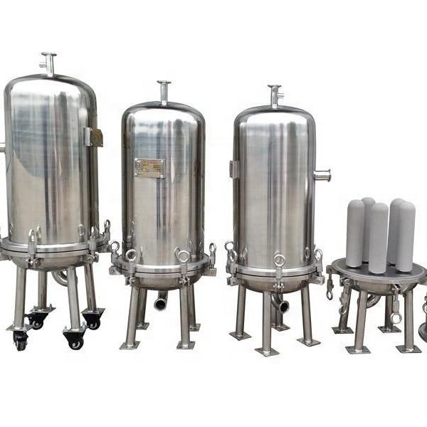 EPDM/Silicone/Viton Seal Material Multi-Cartridge Pressure Filter Housing para Industrial