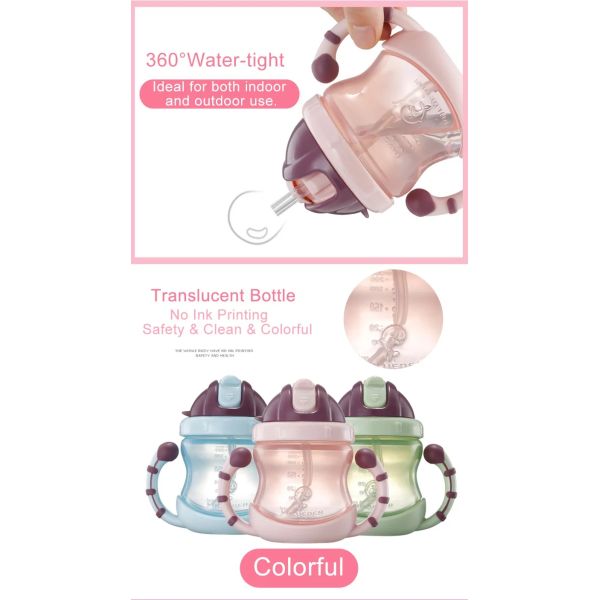 Promotion à l'épreuve des fuites Baby Sippy Cup pour bébé de 6 mois