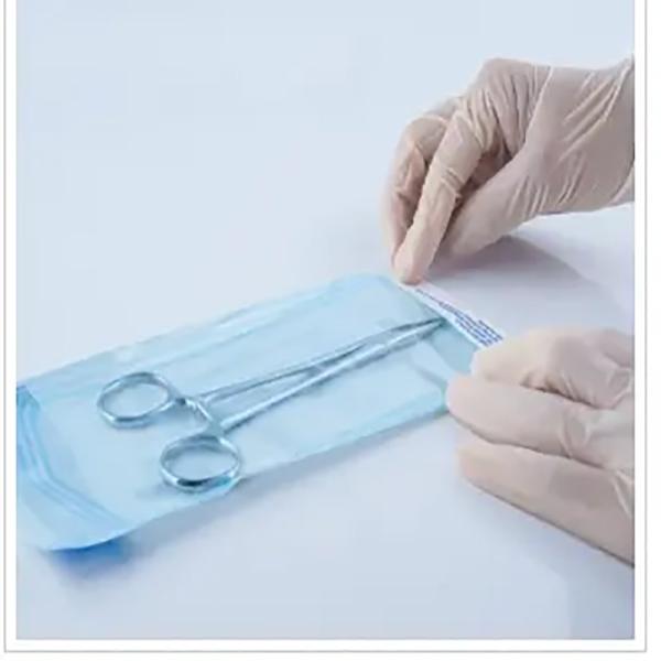 Self-Sealing Sterilization Pouch Medical Sterile Packaging 3 Side Seal Pouch