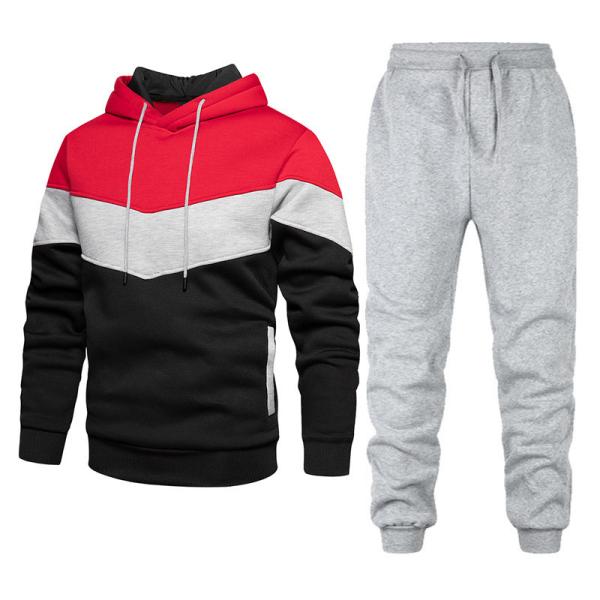 Adults Unisex Hoodies 100% Cotton Sweatshirt And Sweatpants Set Solid Thick Hoodie