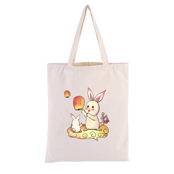 Custom Printed Logo Personalized Blank Plain Cotton Canvas Bags for Reusable Shopping