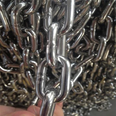 Chaîne de liaison en acier inoxydable de 8 mm 316 pour la transmission dans l'industrie chimique et durable