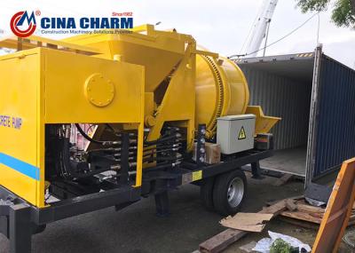 HBTS40 Trailer Concrete Pump 35m3/H Trailer Mounted Concrete Pump