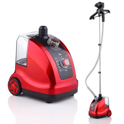 High Power Home Clothes Steamer Red Easy Movement Clothes Ironing Machine