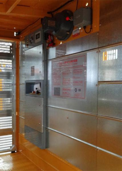 Elevador de 1 toneladas KP da cremalheira e do pinhão da carga útil - B02 para o passageiro e o material