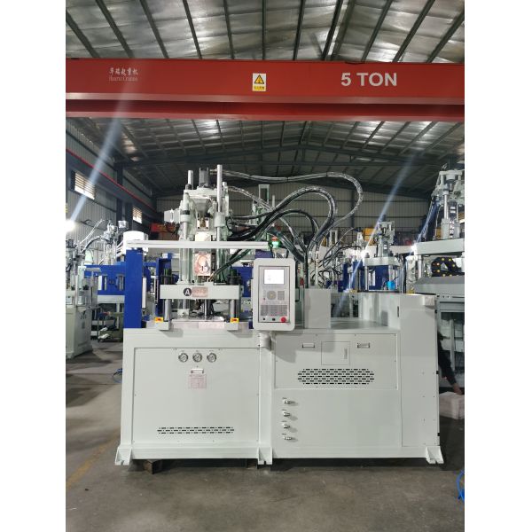 TR Glasses Spectacle Frame Two Color Vertical Injection Molding Machine 170T with PLC Pump Motor & Bearing for PA Processing