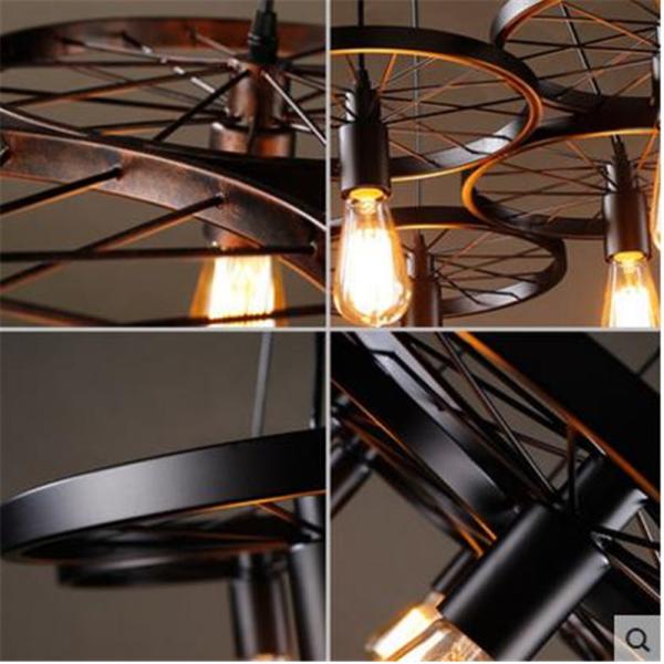 Black Loft Style industrial pendant lights for Bar Kitchen Coffee Shop Decoration (WH-VP-07)