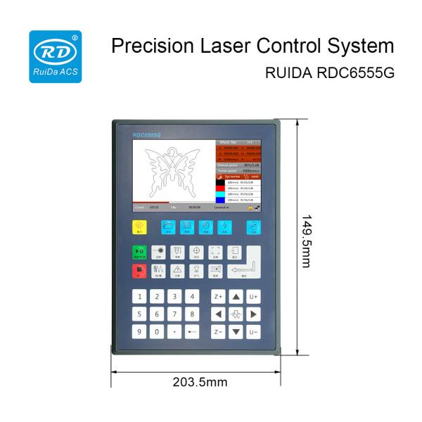 Precision 5 Axis CO2 Laser Cutting Machine Controller RUIDA RDC6555G