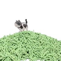 Economical Green Tea Tofu Cat Litter OEM Tea Potty Litter Deodorizes Well