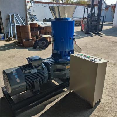 SKJ300 Máquina de pellets de madeira de arroz com moagem plana