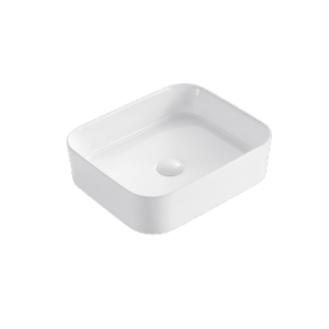 Design moderne bassin artistique bassin de lavage à main en céramique sur le comptoir bassin de lavage à main en céramique dans les articles sanitaires bassin et évier de salle de bain