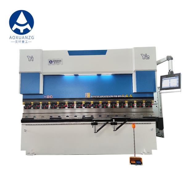 High Pressure Hydraulic CNC Press Brake DA58T Bending Machine With Y1  Y2 X R Crowing Axis