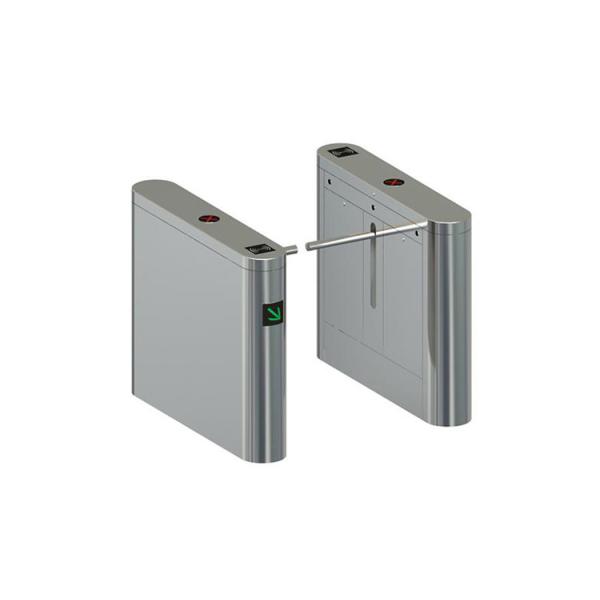 SS304 NFC Access Control Drop Arm Turnstile with 30 Person Per Minute Flow Rate