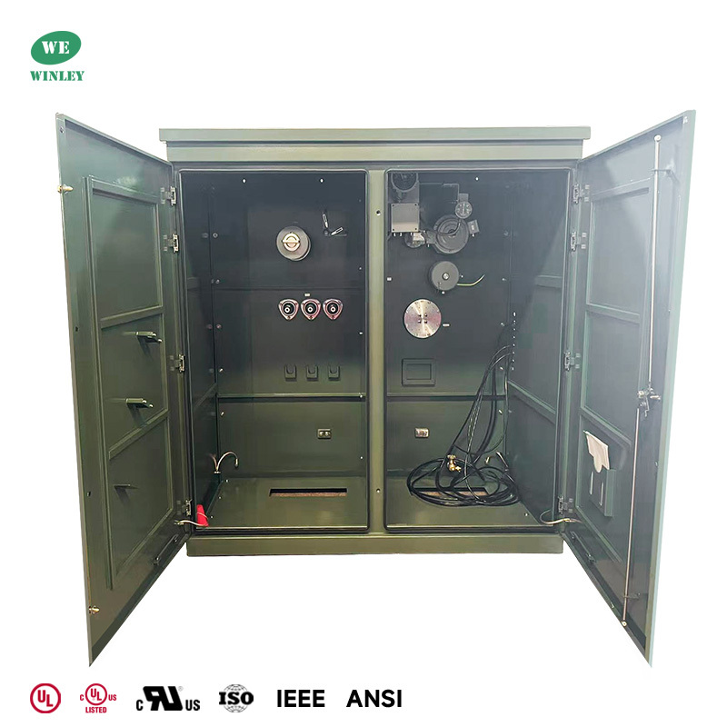 1MVA 34.5kV Pad-Mounted Zig-Zag Grounding Transformer NEMA 4X 316 Stainless Steel Enclosure CSA Standards