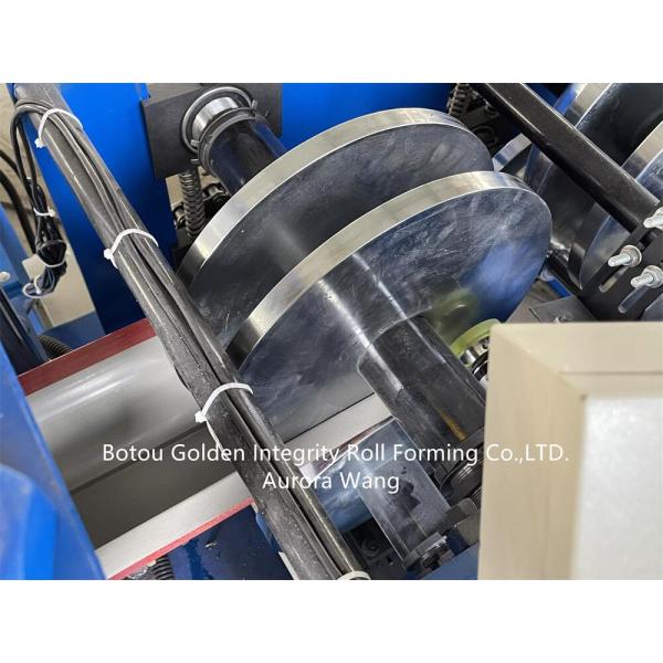 Машина завальцовки 0.3-0.7mm сточной канавы Spout трубы дождя гальванизировала стальную катушку