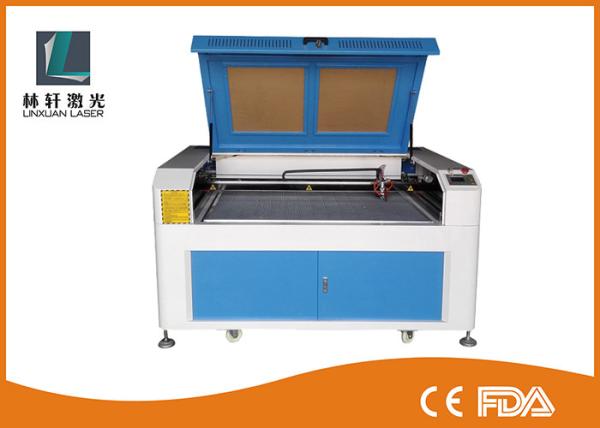 Adjustable Thickness CO2 Laser Cutting Machine For Animal Sebum / Double Color Boards