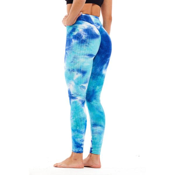 Fitness Tie Dye Women High Waist Lift Hip Tight Sports Yoga Pants