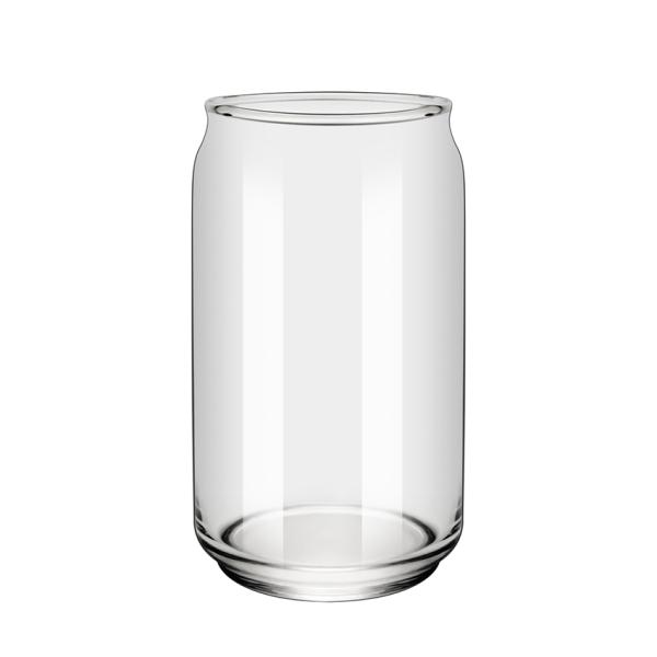 16oz 473ml Beer Can Glass , Personalized Pint Glasses Heavy Bottom Design