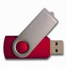 Eslabón giratorio 1GB, 2GB, 4GB, 8GB, memoria USB del metal 16GB compatible con la PC AT-027
