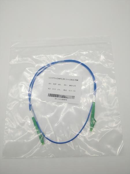 SMF Simplex 2.0mm Armored Fiber Optic Jumper Cable For Rodent Protection