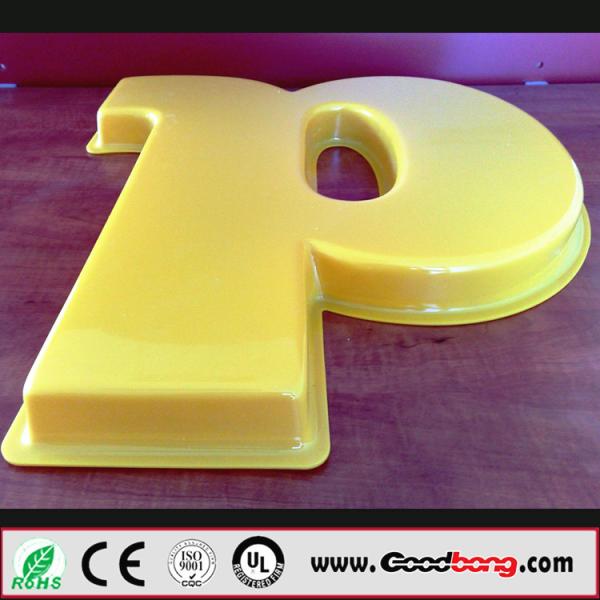 3d lighting waterproof led advertising outdoor led acrylic sign