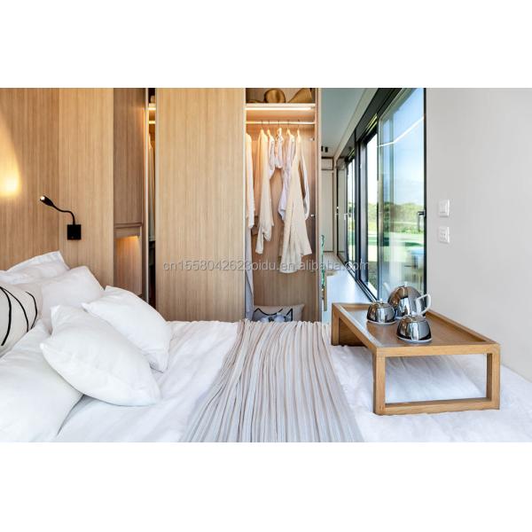 Alquiler de una casa prefabricada de madera Casa de contenedores para alojamiento en hoteles