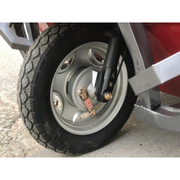 1500w 72V 45A Красный закрытый корпус электрический грузовой трехколесный велосипед для взрослых Максимальная скорость 50-70 км / ч