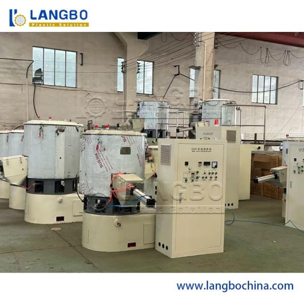 High Speed Hot/Cool Plastic Turbo Mixer for WPC PVC Powder Resin – PVC Pipe, Profiles, Panels, Trunking, Sheets