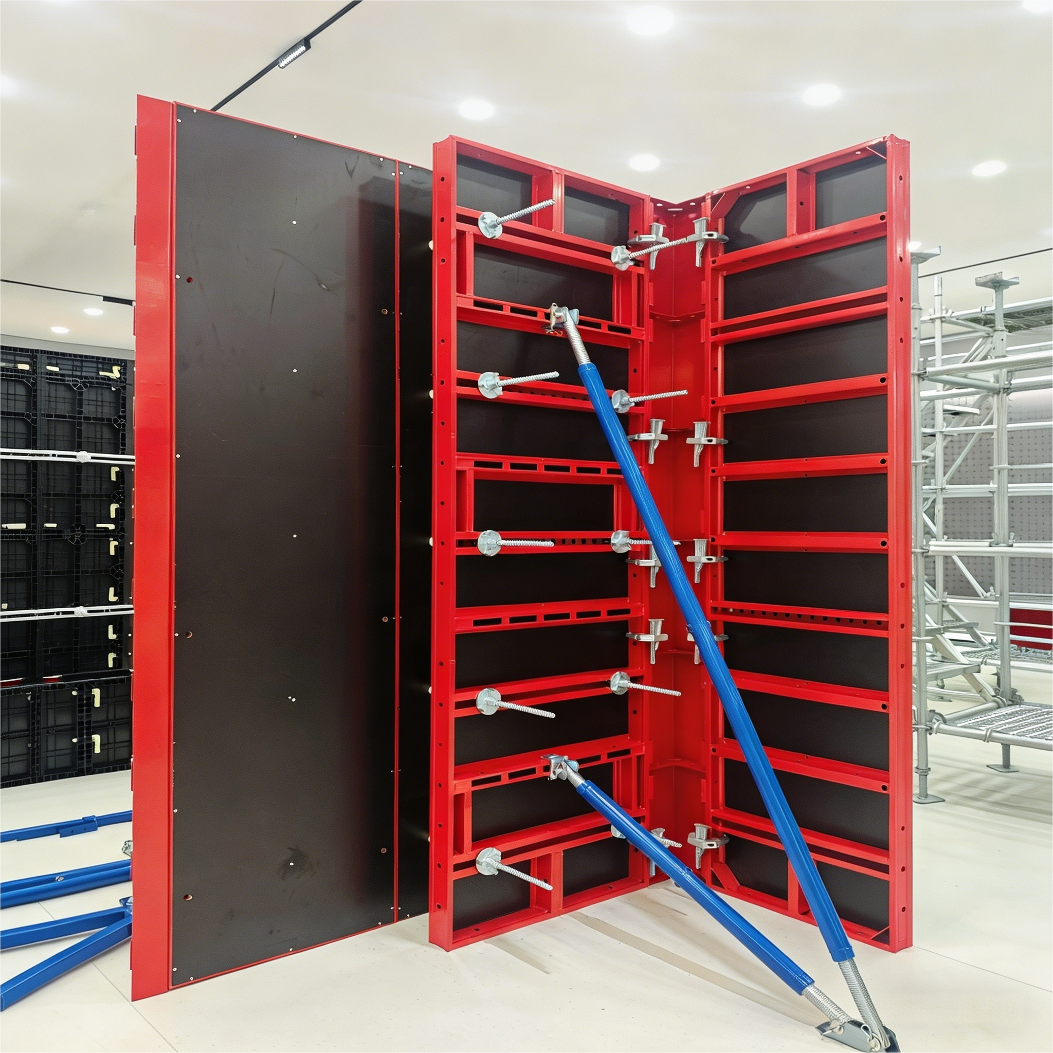 Heavy Duty Concrete Shutter Panels Modular Formwork System For High Rise Building