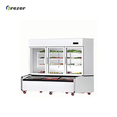 Restaurant Vegetable Display Chiller Combined Refrigerated Produce Display Cases 1650W