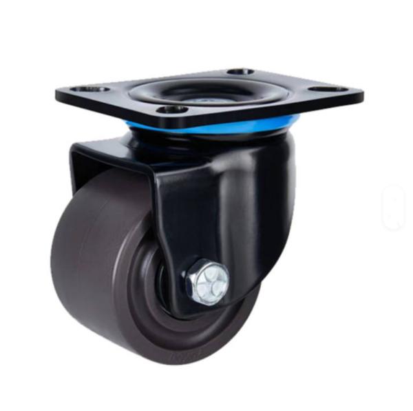 Low Profile Caster Heavy Duty Swivel Casters Wheel Industrial 2.5 Inch 3 Inch Low Center of Gravity Caster for Workbench