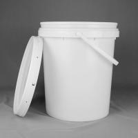Tambor plástico redondo branco do HDPE térmico de transferência para a cor da pintura de látex