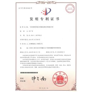 Taizhou Liancheng Chemical Co., Ltd. Сертификации
