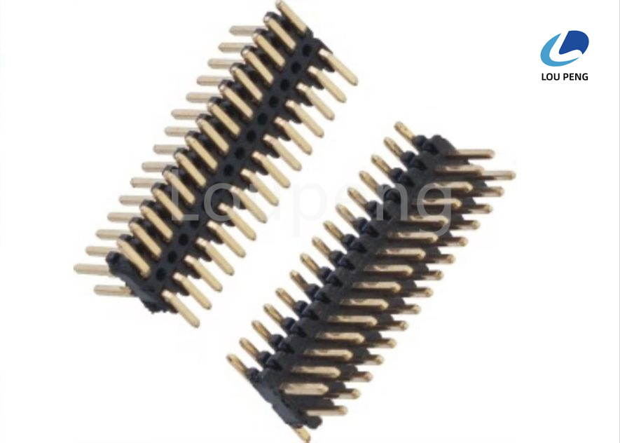 Copper Alloys PIN Header Connector Male 2 To 40 Pins Durable Electrical Connection Solutions for Industrial Applications