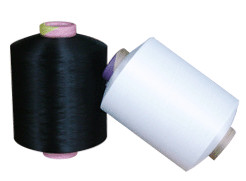 High Tenacity100 Polyester Spun Yarn , DTY Spun Semi - Dull Polyester Weaving