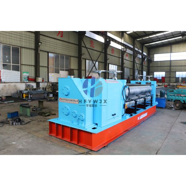 Horizontal Barrel Corrugated Roll Forming Equipment With PLC Control And 750mm-1250mm Rolling Width