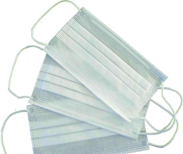 Durable Disposable Earloop Face Mask For Dust Prevention / Isolation Virus