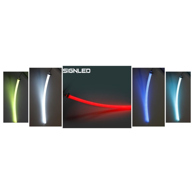 D40mm Round Silicone LED Neon Strip 360° Uniform Glow Flexible Light