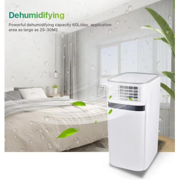24H Programmable Timer Portable Air Conditioner | Electric Controlled Industrial Cooler with Stable Performance