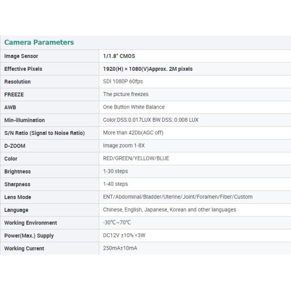 Metal Construction Tuyou FHD 2 in 1 Rigid Endoscope Camera System with Cold Light Source for ENT Cystoscopy Surgery