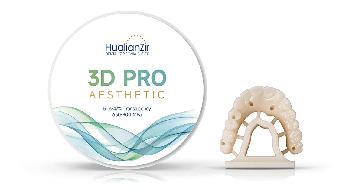 3D Aesthetics Pro Multilayer Dental Zirconia Block Natural Tooth Like High Transparency