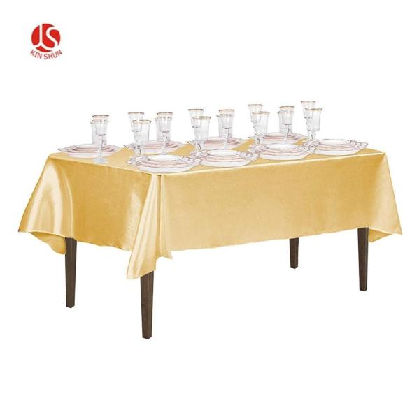 54 inch x 108 inch Premium Plastic  Tablecloth Rectangle Waterproof Outdoor Table Cover