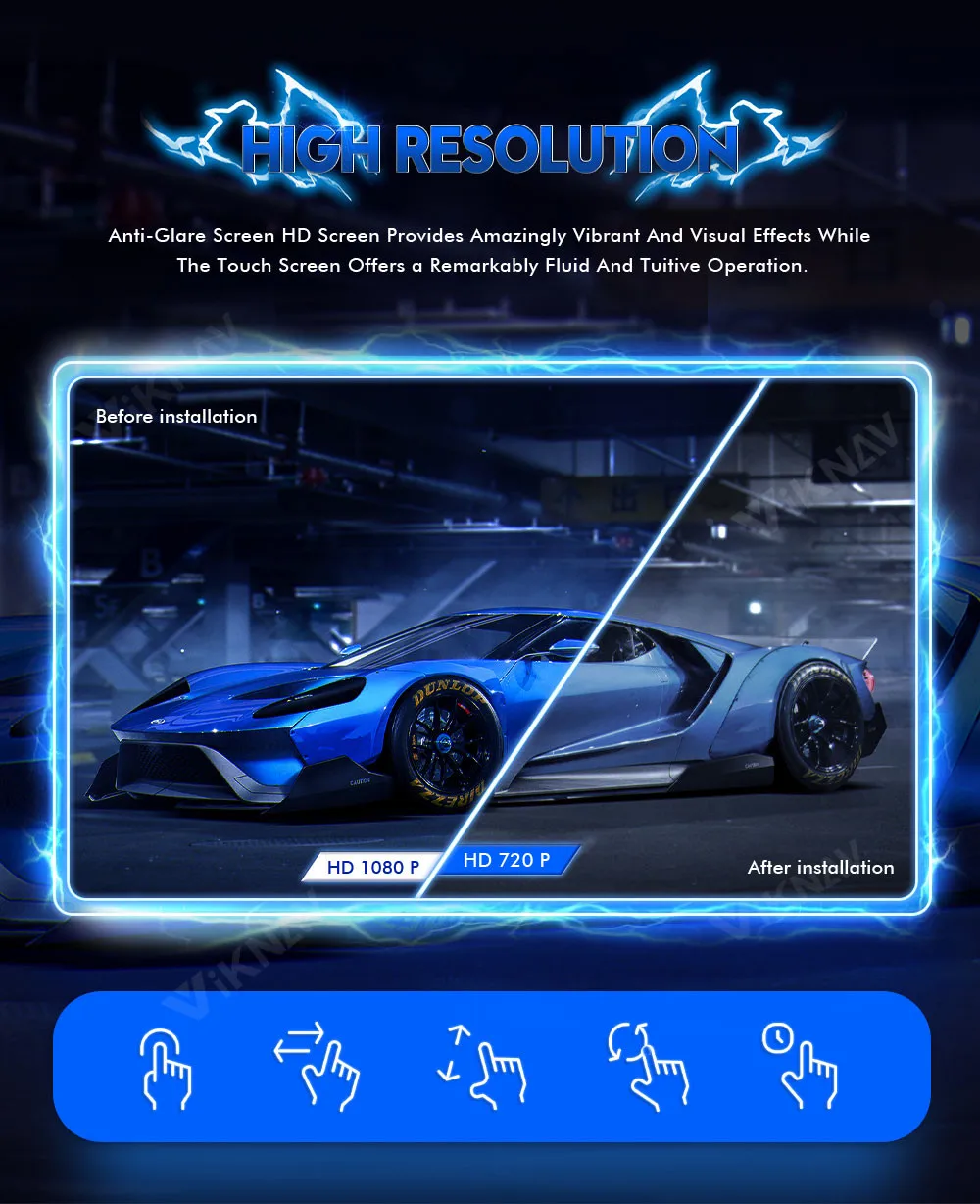 Автомобильное стереорадио Viknav Для Volvo S60 V60 (2011-2019) 8,8 дюйма GPS навигация Мультимедийный DVD-плеер HD Экран 2 Din