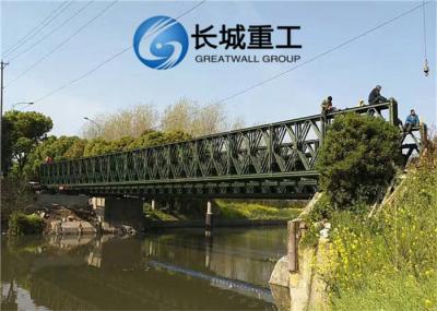 CB100 Steel Bailey Bridge Easy Installation Firm Stable Elegant Appearance