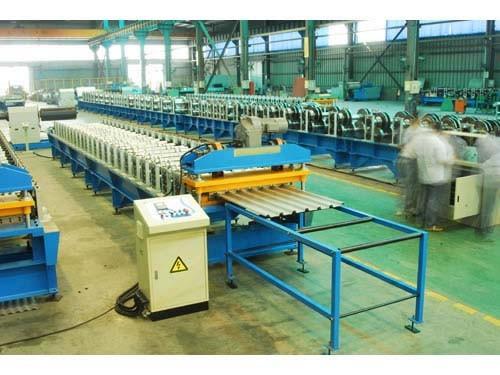 Omron Encoder Corrugated Steel Forming Machine 13 - 30 Roller Stations