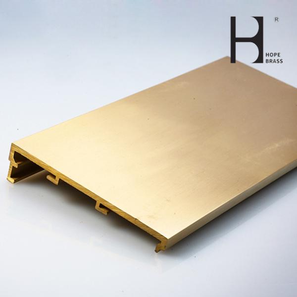 Copper Alloy Extruding Profiles Copper Zinc Brass Materials with Client Drawing Customized Shape And Size OEM ODM