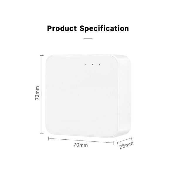 Compact Tuya Multimode Gateway Smart Home Control Panel Zigbee Wireless Hub
