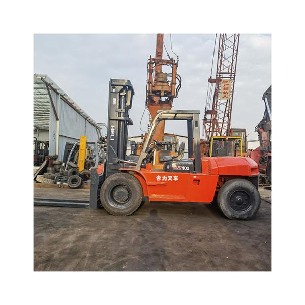 2012 Heli 10Ton Diesel Engine Forklift with 10000kg Capacity and Routine Fork Length